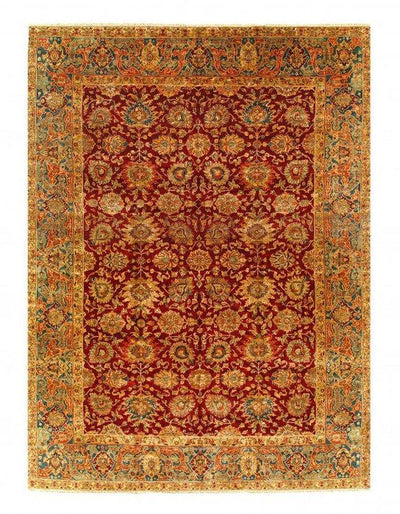 Canvello Red Fine Hand - Knotted Agra 12'3'' X 16'5'' - Canvello