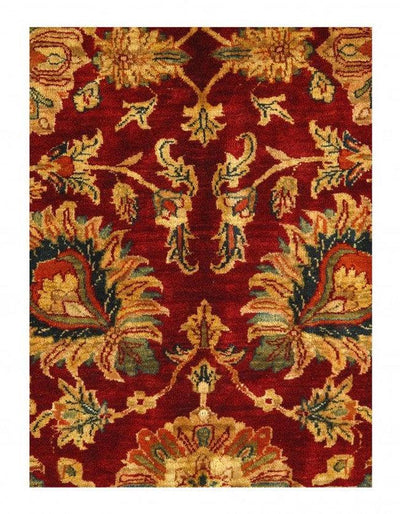 Canvello Red Fine Hand - Knotted Agra 12'3'' X 16'5'' - Canvello