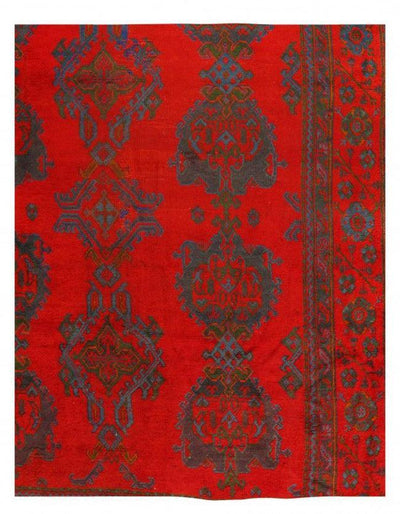 Red Fine Hand knotted Antique Oushak 16'4'' X 18'6''