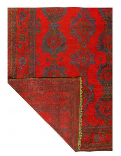 Canvello Red Fine Hand knotted Antique Oushak 16'4'' X 18'6'' - Canvello