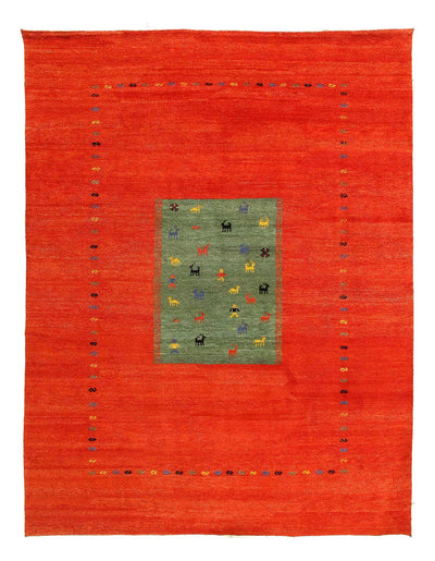 Canvello Red Hand Knotted Gabbeh - 8'7'' X 11'7'' - Canvello