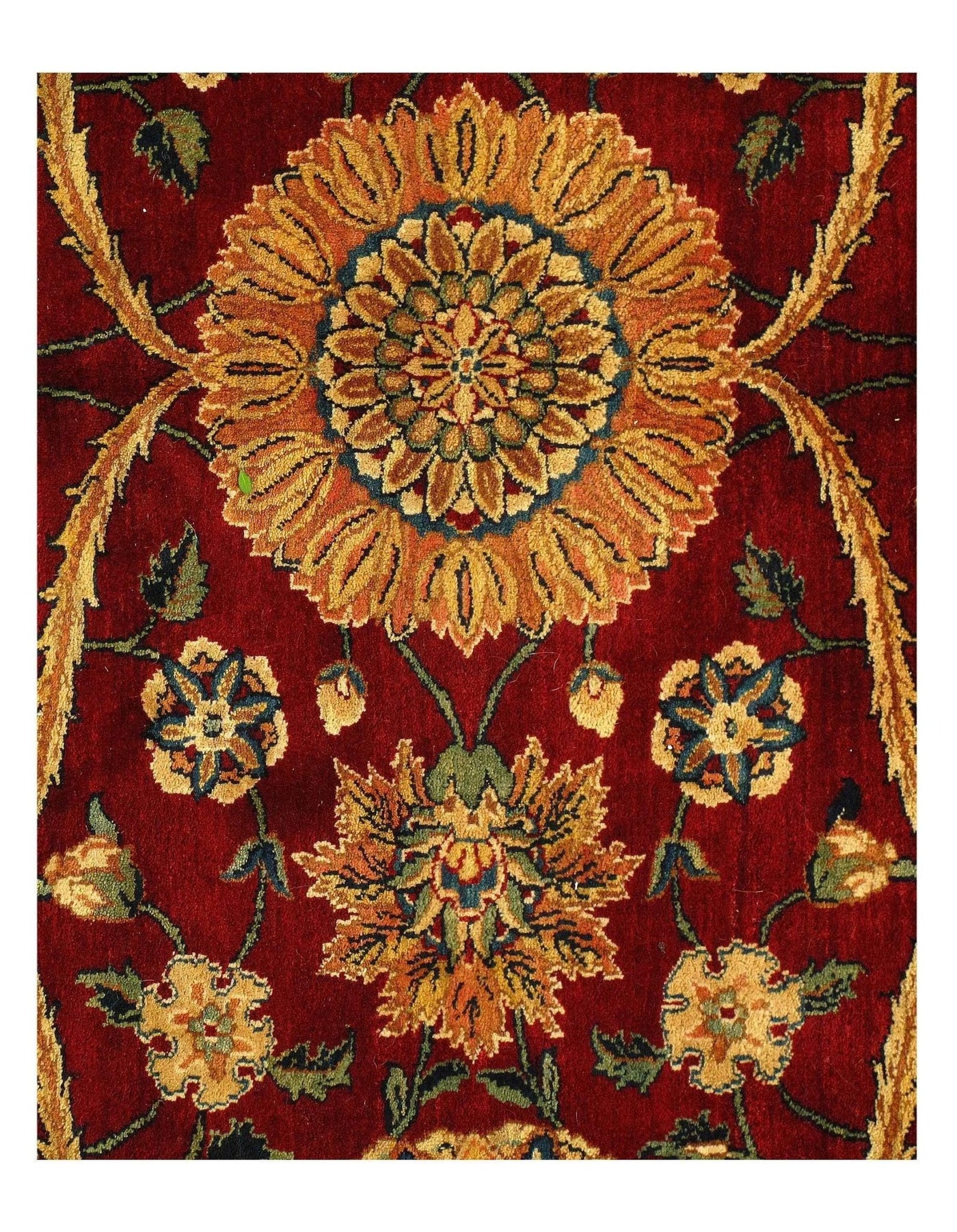 Canvello Red Indian Agra Rug - 8'3" X 10'8" - Canvello