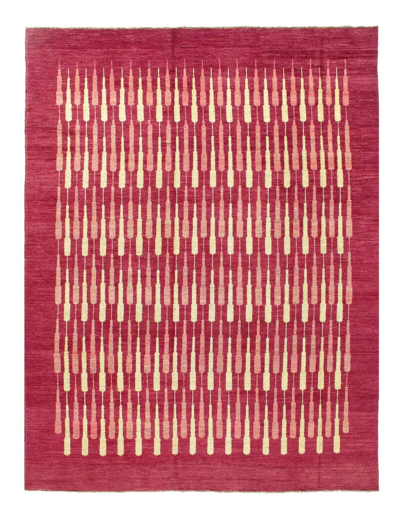 Canvello Red Modern Design Rug - 7′8" × 10′6" - Canvello