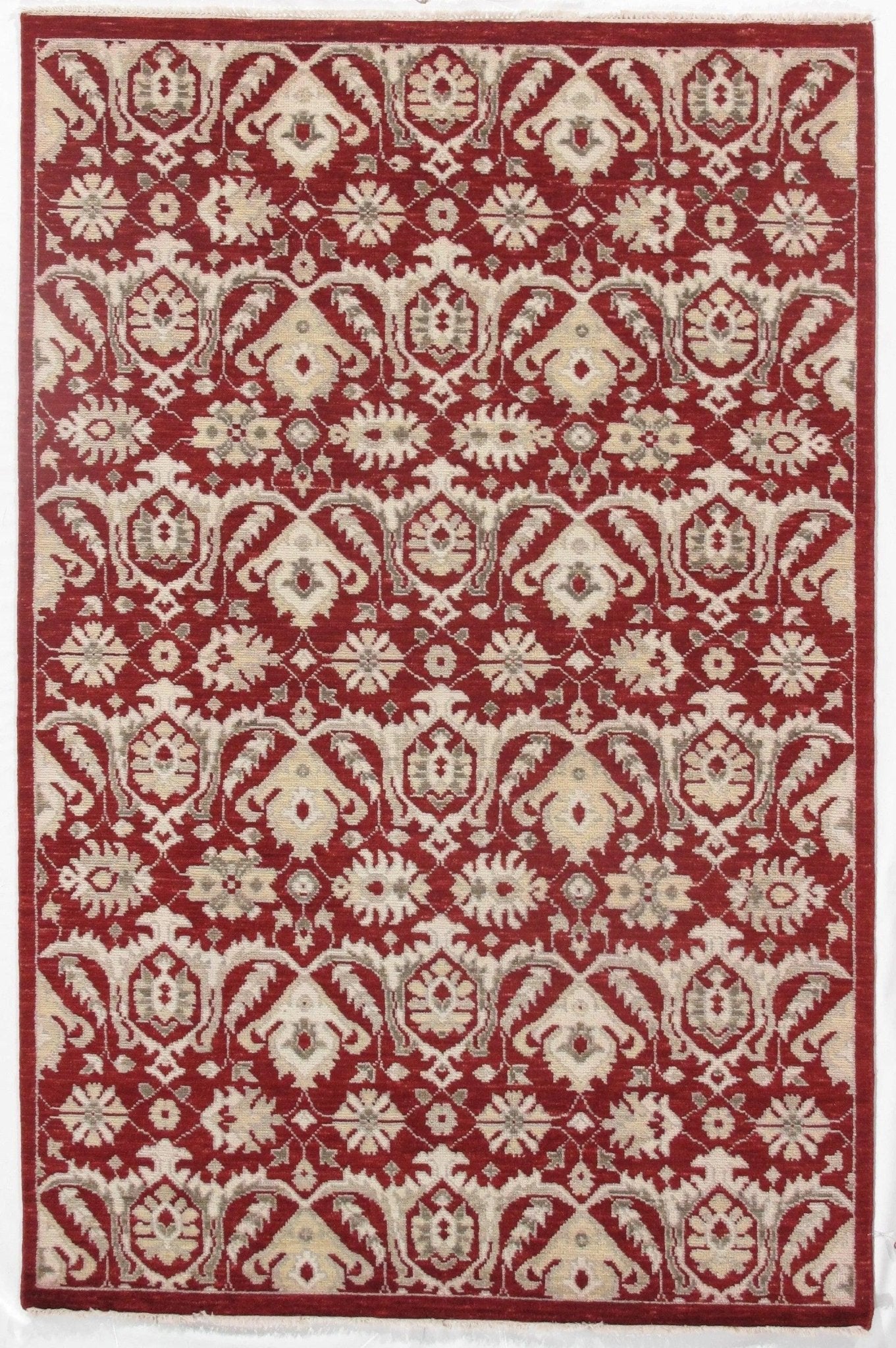 Canvello Red Modern Rug - 6' X 9' - Canvello