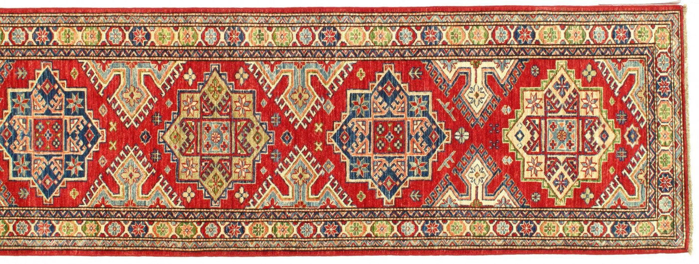 Canvello Red Pak Super Kazak Lamb's Wool 2'7" X 9'8" - Canvello