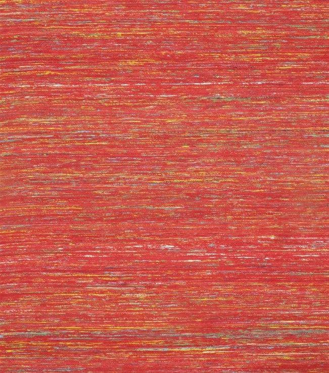 Canvello Red Sari - Silk Modern Flat Weave Rug (5 sizes available) - Canvello