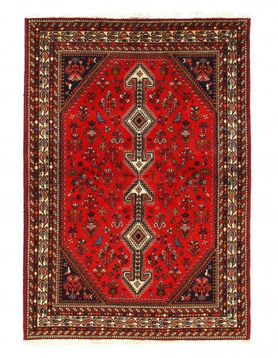 Canvello Red Silkroad Antique Afshar Rug - 5' x 7' - Canvello