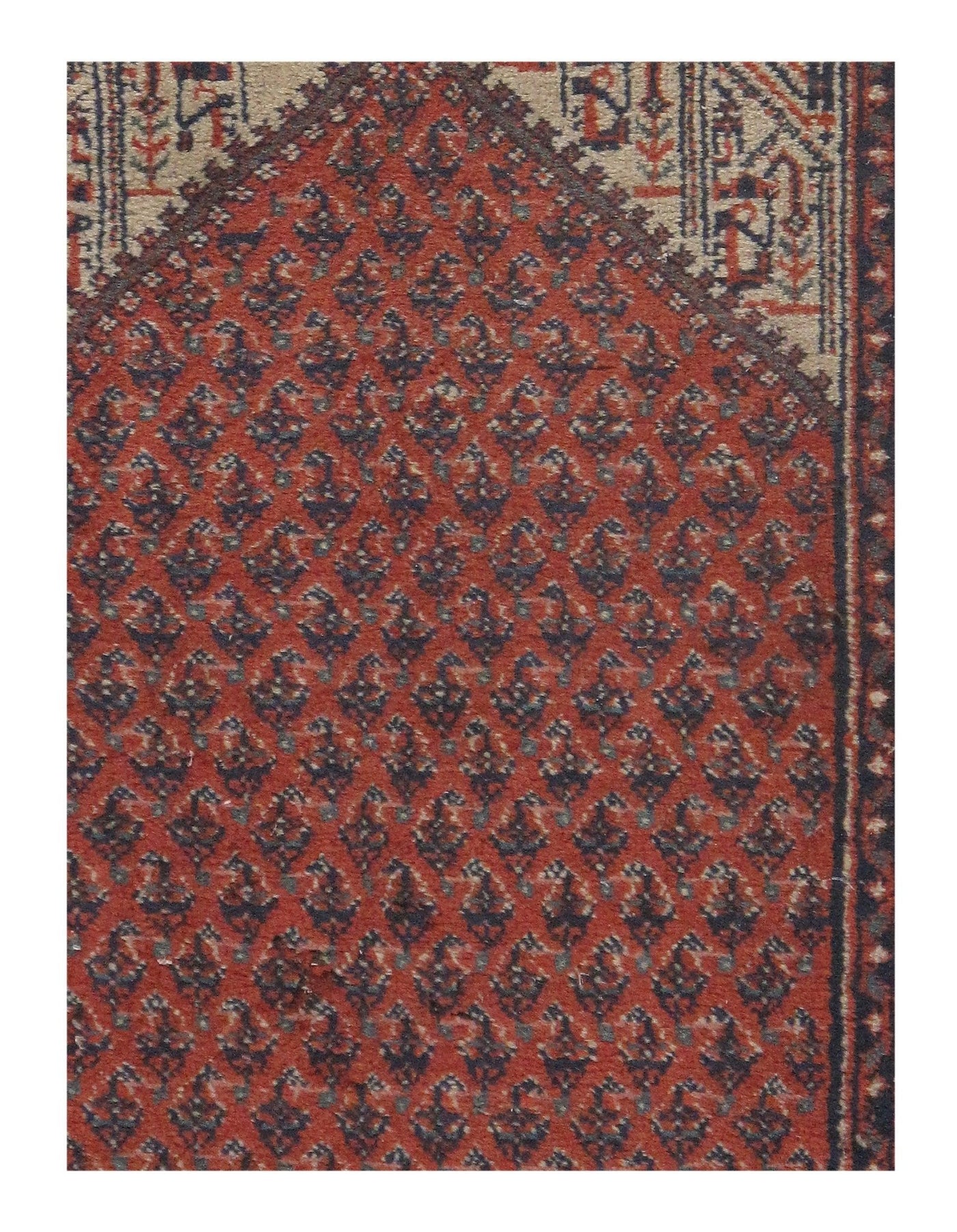 Canvello Red Silkroad Antique Sarouk Rug - 2'7'' X 4'4'' - Canvello