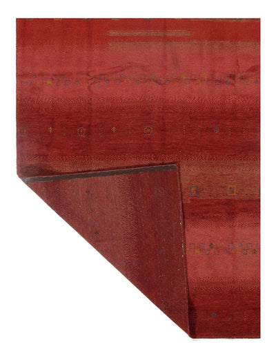 Canvello Red Silkroad Gabbeh Rug - 6'6" X 9'9" - Canvello