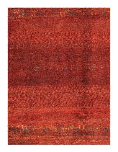 Canvello Red Silkroad Gabbeh Rug - 7' x 10' - Canvello