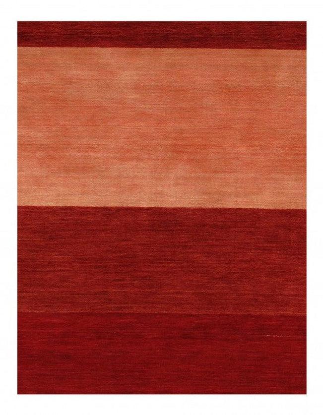 Canvello Red Silkroad Hand Knotted Gabbeh Design 8' X 10' - Canvello