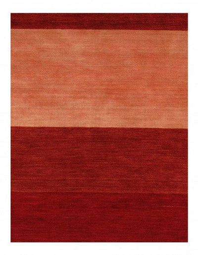 Canvello Red Silkroad Hand Knotted Gabbeh Design 8' X 10' - Canvello