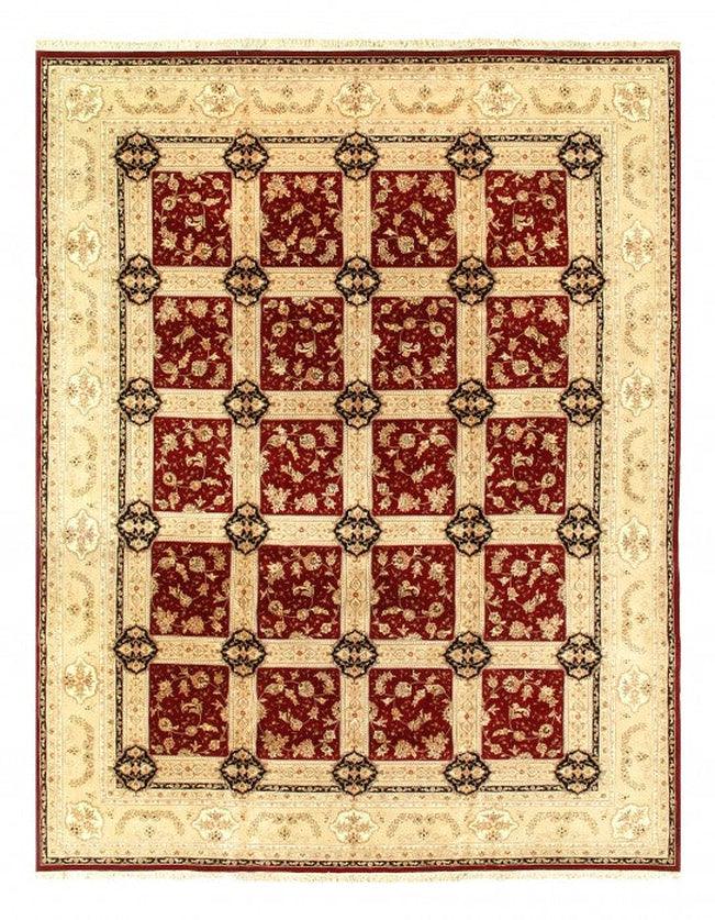 Canvello Red Silkroad Hand Knotted Tabriz Design 12' X 15' - Canvello