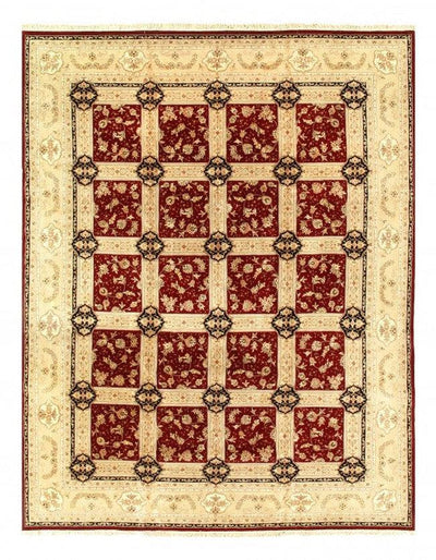 Canvello Red Silkroad Hand Knotted Tabriz Design 12' X 15' - Canvello