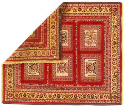 Canvello Red Silkroad Soumak Rug - 5' X 5'9'' - Canvello