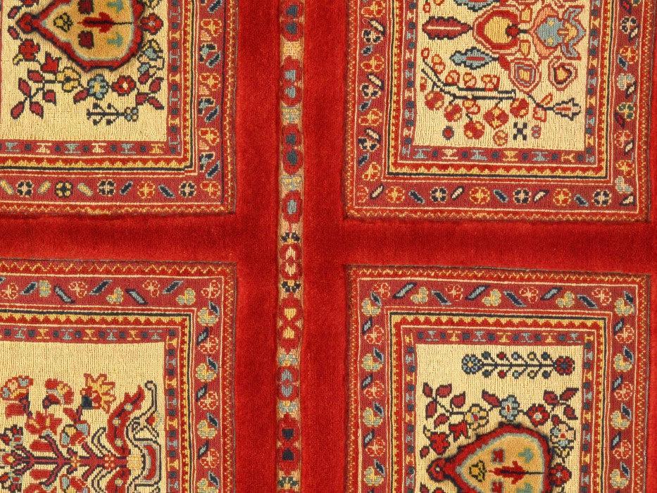 Canvello Red Silkroad Soumak Rug - 5' X 5'9'' - Canvello