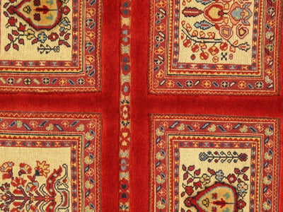 Canvello Red Silkroad Soumak Rug - 5' X 5'9'' - Canvello