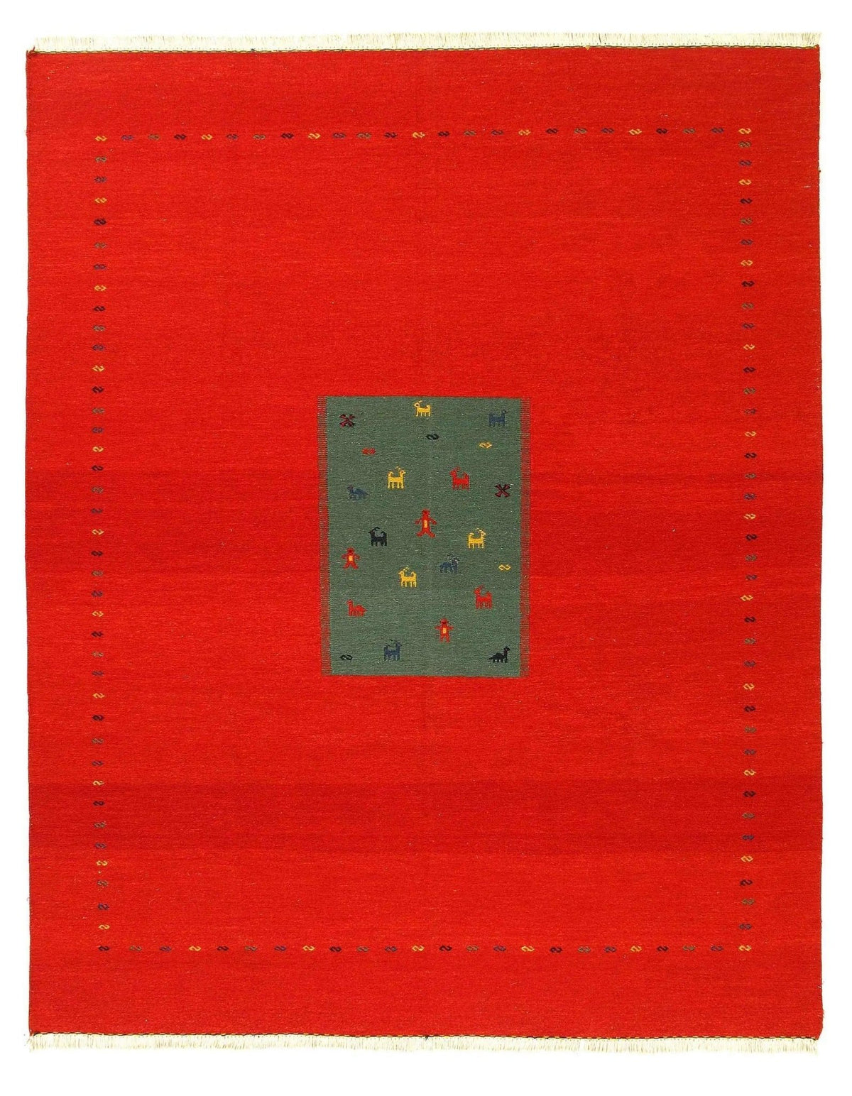 Alfombra de diseño Canvello Red Sumac Gabbeh - 8' X 10'