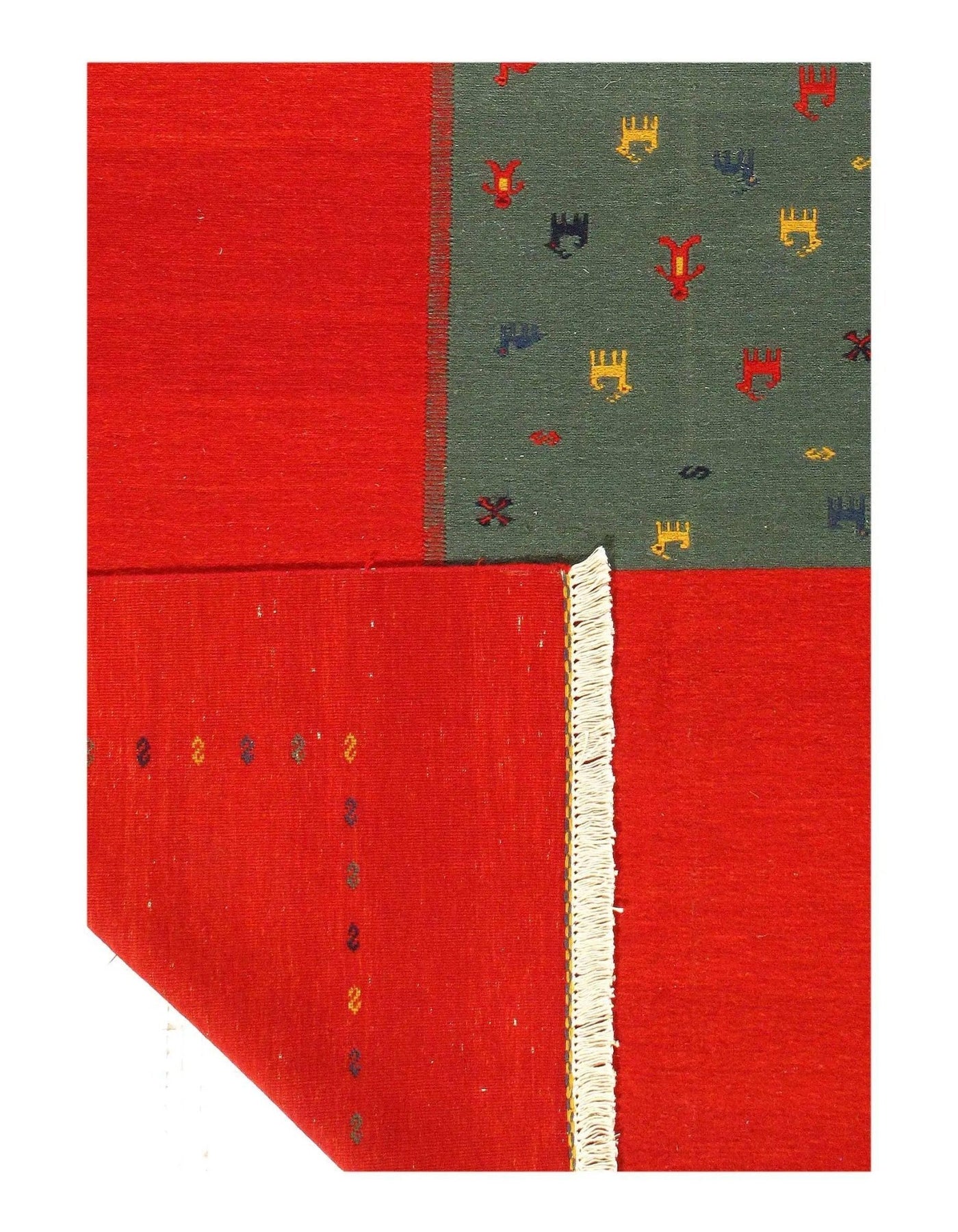 Canvello Red Sumac Gabbeh Design Rug - 8' X 10' - Canvello