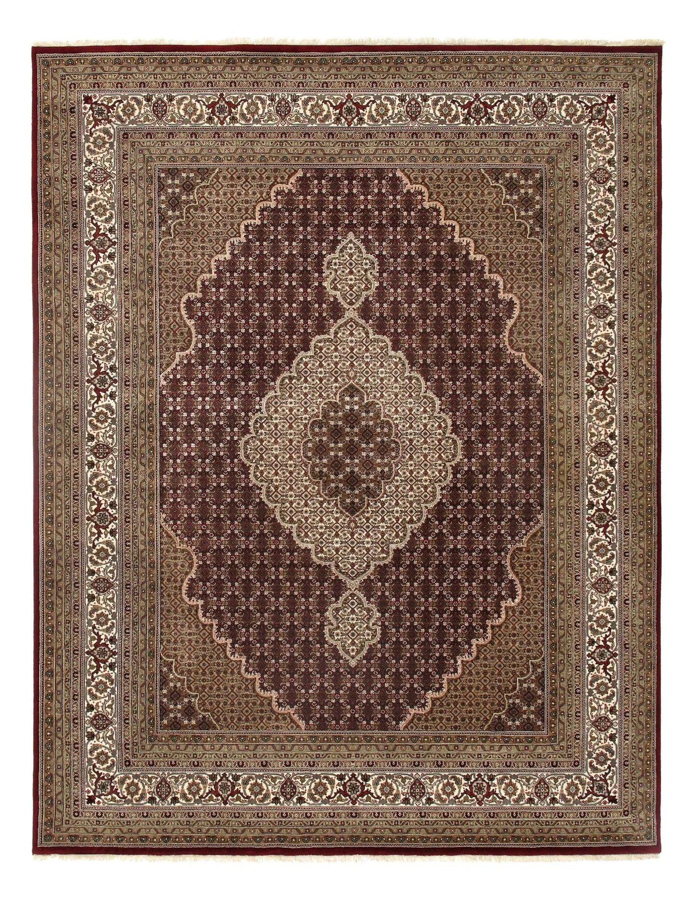 Canvello Red Tabriz Rug 8' X 10' canvellollc