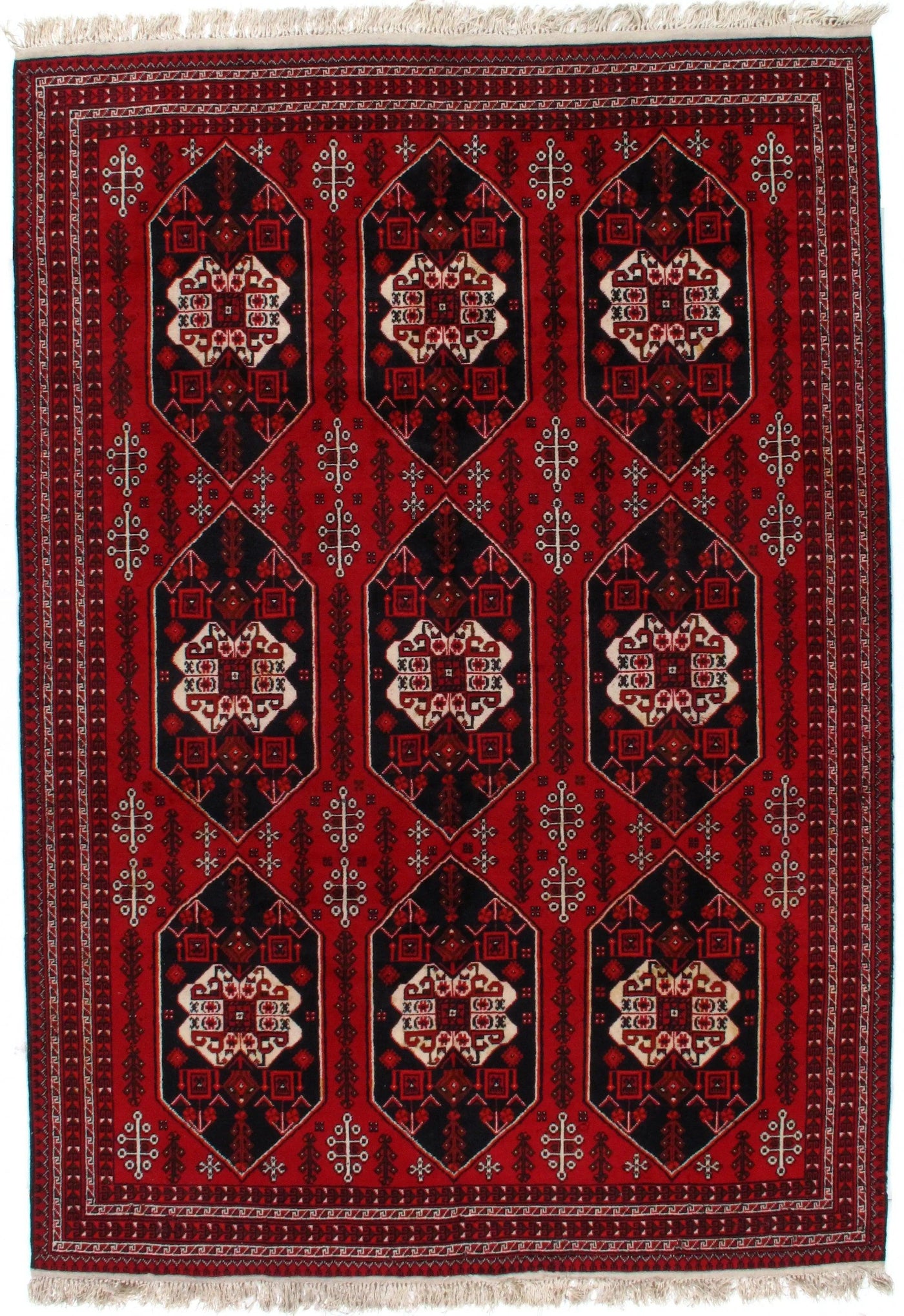 Red Yamoud Rug 6'8'' X 9'6''