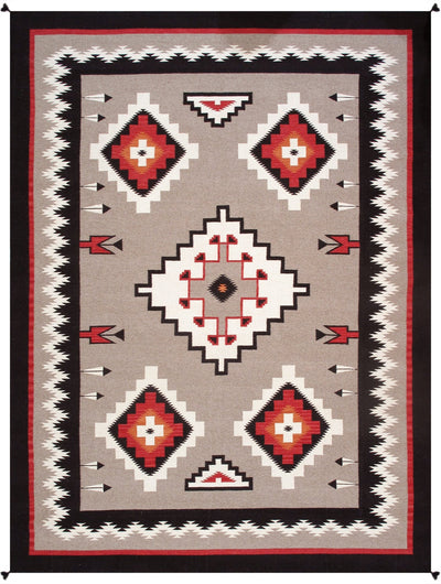 Canvello Reversible Wool Mocha Area Rug - 10'1'' X 13'10'' - Canvello