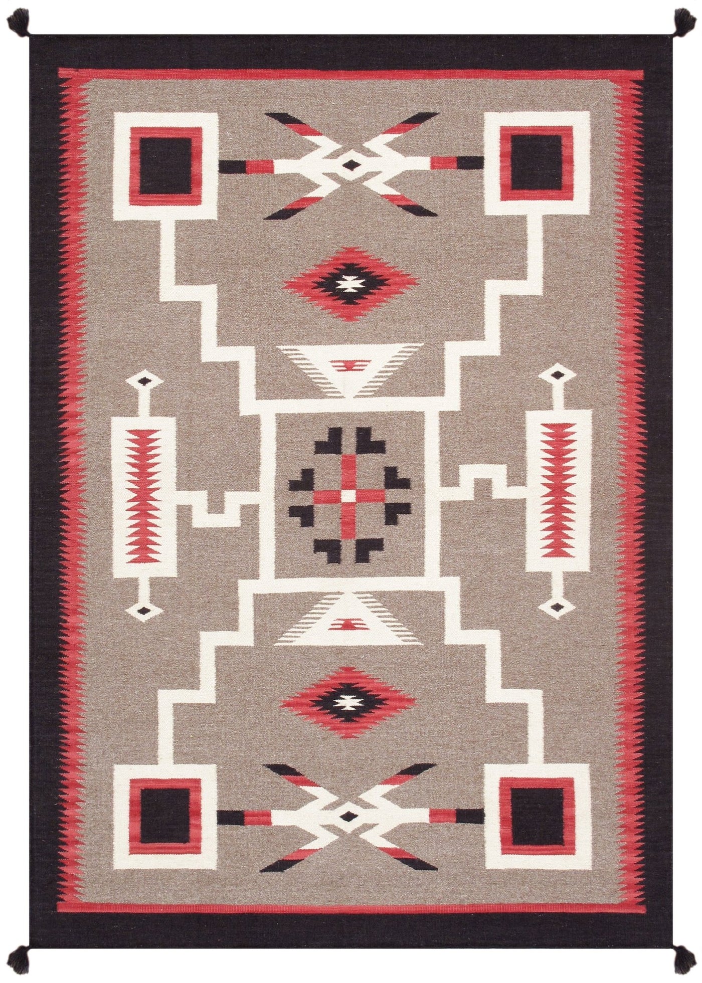 Canvello Reversible Wool Mocha Area Rug - 4'10'' X 7' - Canvello