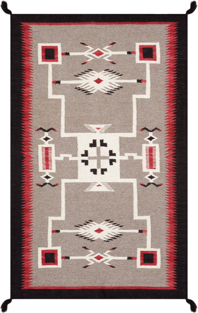 Canvello Reversible Wool Mocha Area Rug - 5'1'' X 6'9'' - Canvello