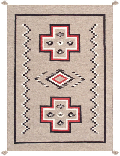 Canvello Reversible Wool Mocha Area Rug - 5'1'' X 7' - Canvello