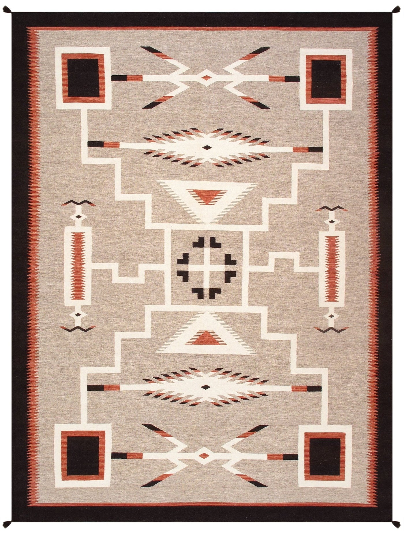 Canvello Reversible Wool Mocha Area Rug - 5'1'' X 7' - Canvello