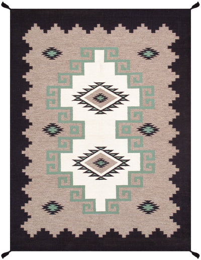 Canvello Reversible Wool Mocha Area Rug - 52'' X 6'11'' - Canvello