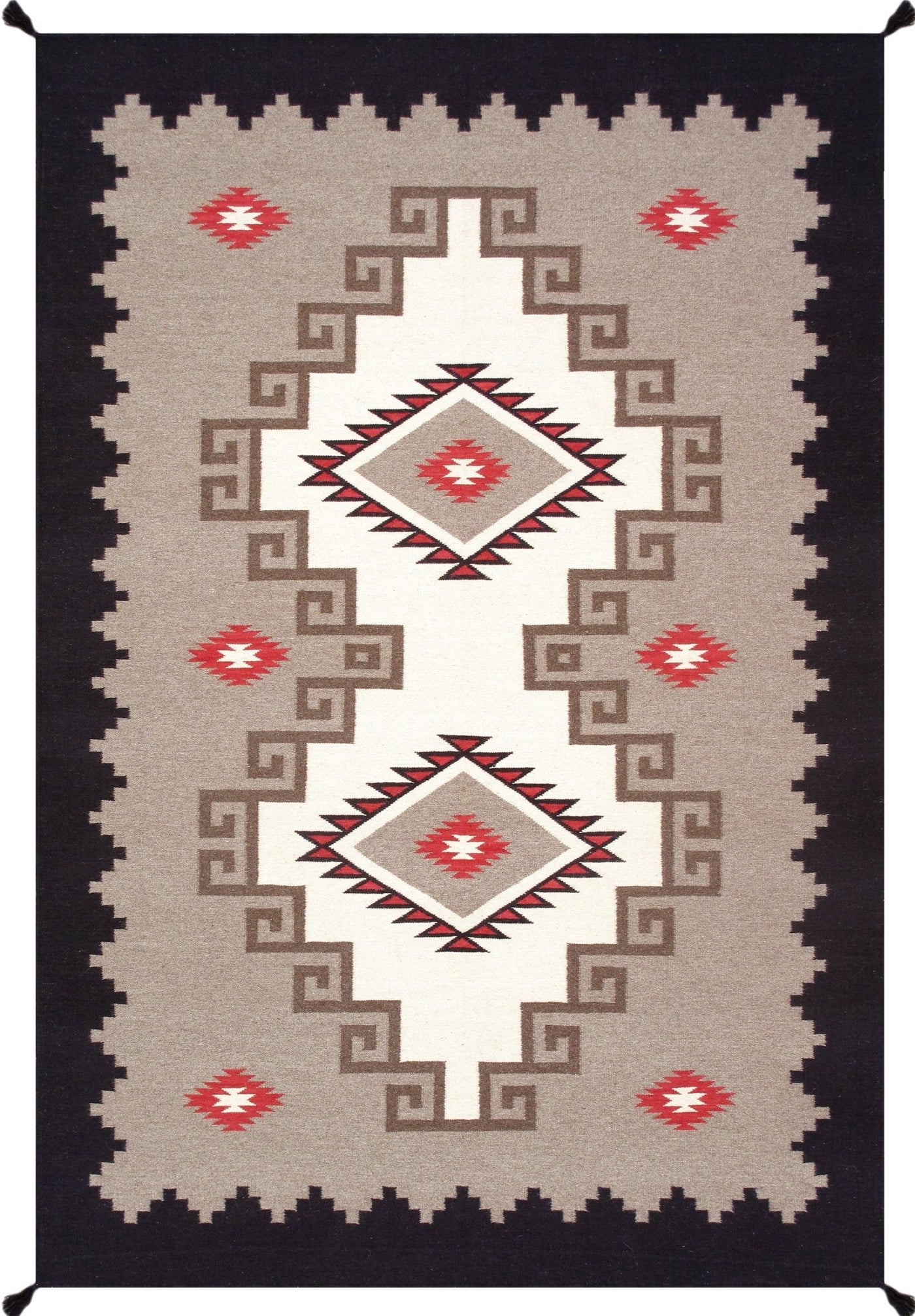 Canvello Reversible Wool Mocha Area Rug - 6'1'' X 9' - Canvello