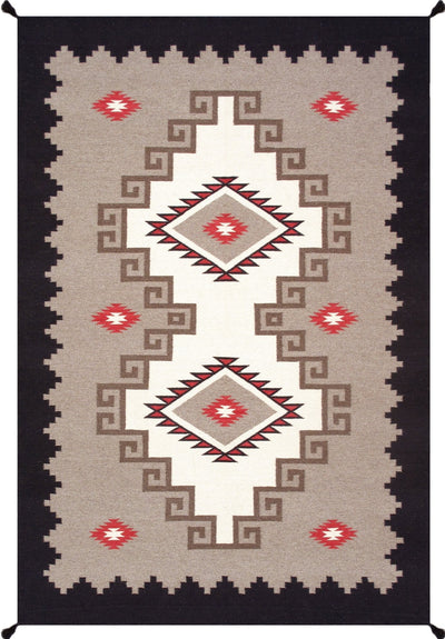 Canvello Reversible Wool Mocha Area Rug - 6'1'' X 9' - Canvello