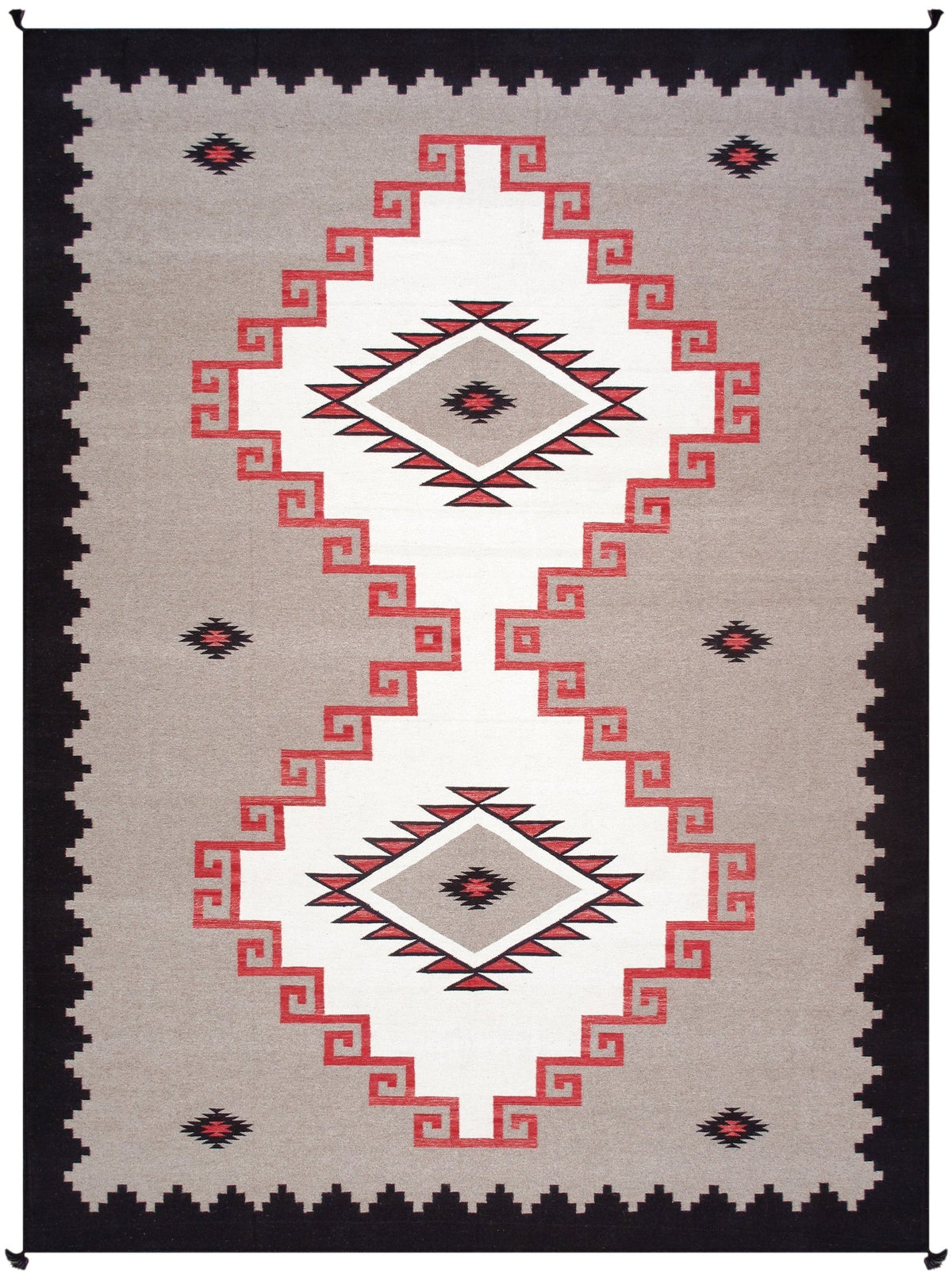 Canvello Reversible Wool Mocha Area Rug- 8'9'' X 12'