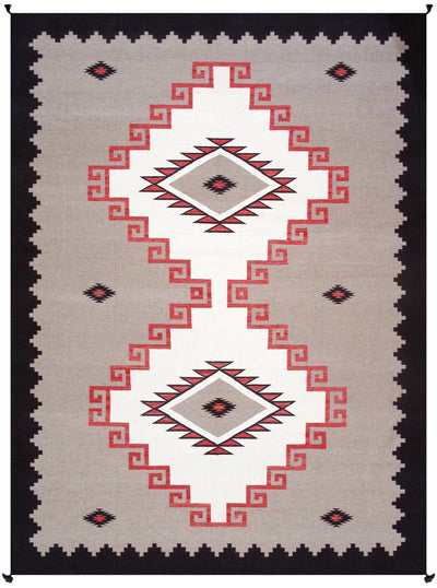 Canvello Reversible Wool Mocha Area Rug - 8'9'' X 12' - Canvello