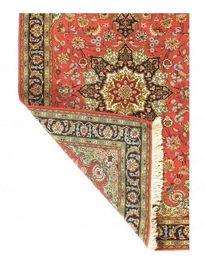 Canvello Rose Silkroad Tabriz Light Pink Rug - 3'1'' X 5'5'' - Canvello