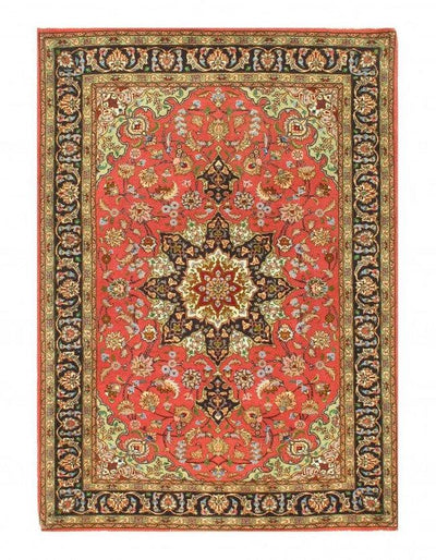 Canvello Rose Silkroad Tabriz Light Pink Rug - 3'1'' X 5'5'' - Canvello