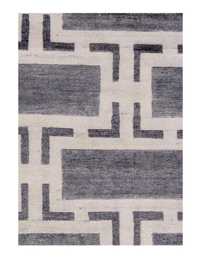 Canvello Rug Gray Modern Bamboo silk Rug - 8'x10' - Canvello