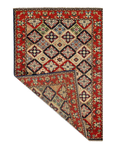 Canvello Rug Multi Pak Kazak Rug - 4' X 6' - Canvello