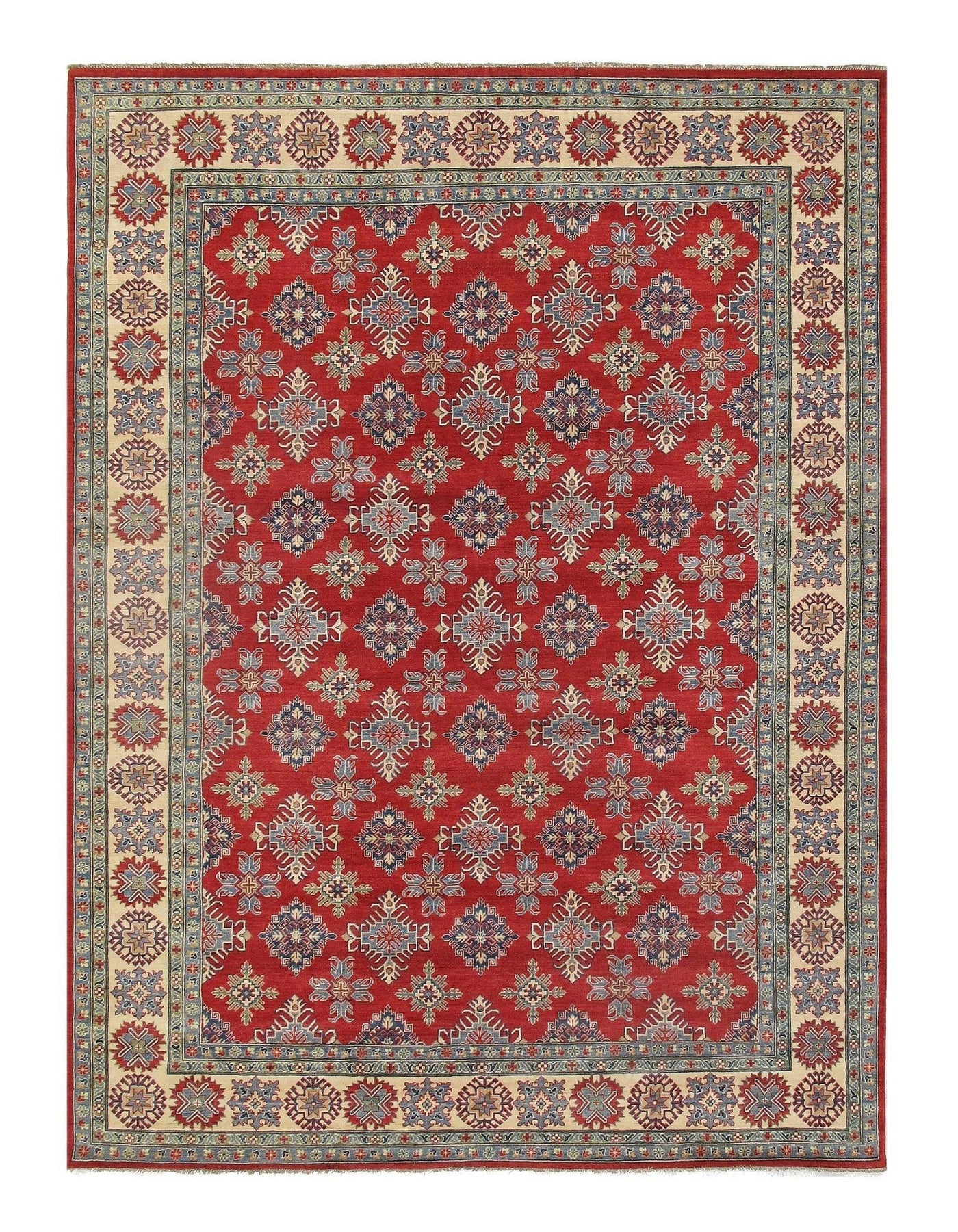 Canvello Rug Red Fine Kazak Rug - 10' x 13' - Canvello