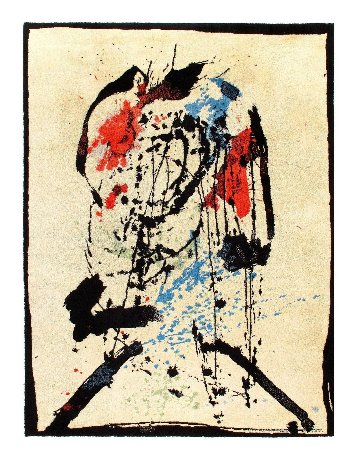 Alfombra Canvello Vintage Escandinavo EGE Art Line Robert Jacobsen Alfombra - 8' X 11'