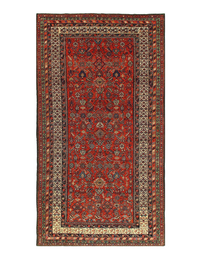 Canvello Rust Antique Farahan Mid Century Rugs - 5'8''x10'8'' - Canvello