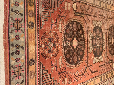 Canvello Rust Antique Khotan 5'6'' X 10'5'' - Canvello