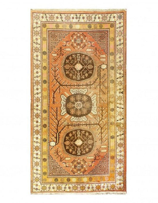 Canvello Rust Antique Khotan 5'6'' X 10'5''