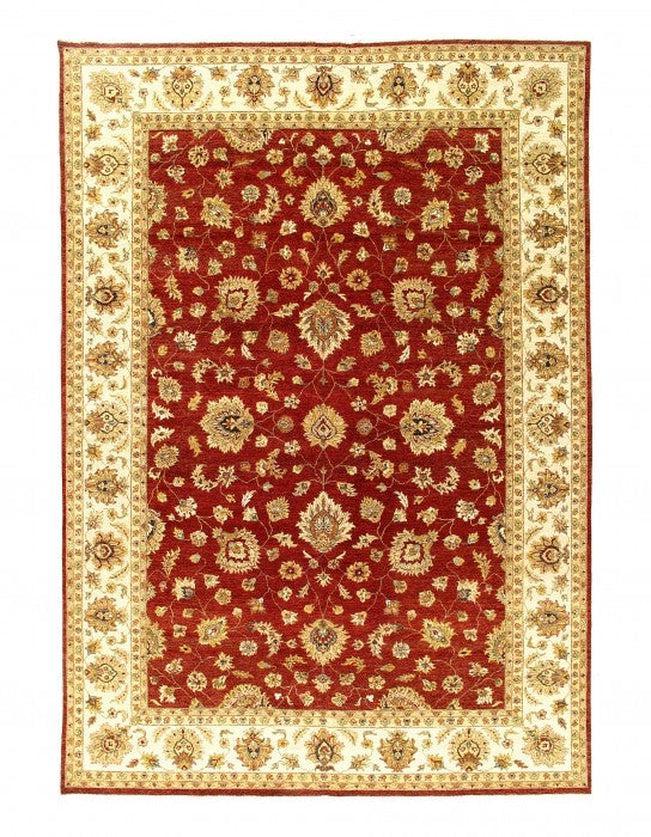 Rust Color Fine Hand Knotted Farahan Design 10' X 14'2''