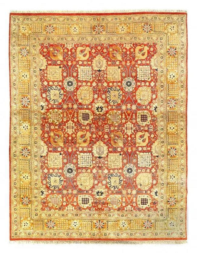 Canvello Rust color Fine hand Knotted Pak Silkroad - 11'11'' X 15'5'' - Canvello