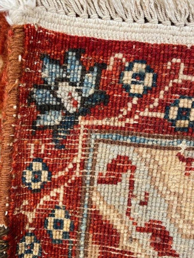 Canvello Rust Color Fine Hand Knotted Silkroad Design Tabriz 9'1'' X 12'1'' - Canvello