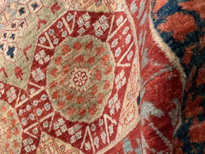 Canvello Rust Egyptian Mamluk Design - 12' x 19'4'' - Canvello