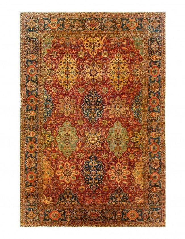 Canvello Rust Fine Hand Knotted Agra - 11'11'' X 17'5'' - Canvello