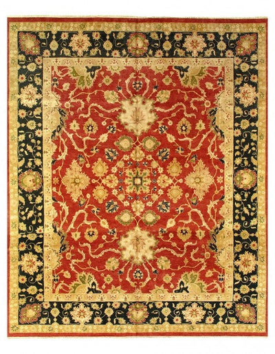 Rust Fine Hand-Knotted Sultanabad Rug 12' X 15'